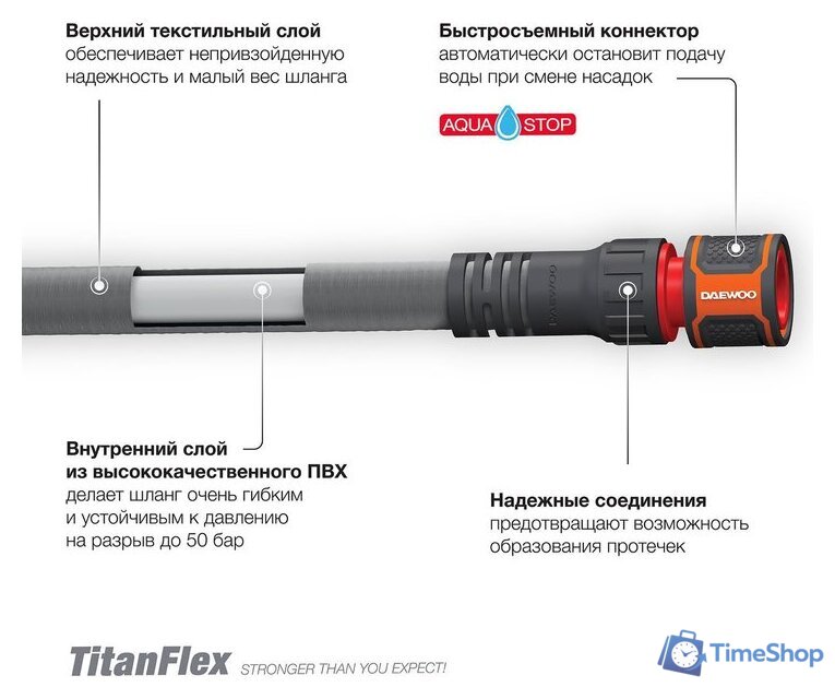 Шланг Daewoo Power DWH 9226 - Изображение №3 — Интернет-магазин Time-Shop