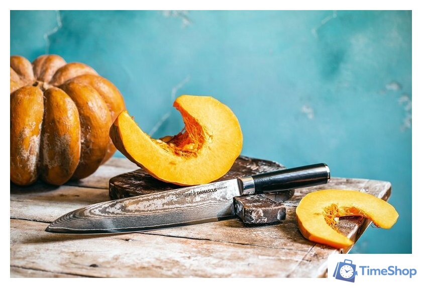 Кухонный нож Samura Damascus SD-0087 - Изображение №5 — Интернет-магазин Time-Shop