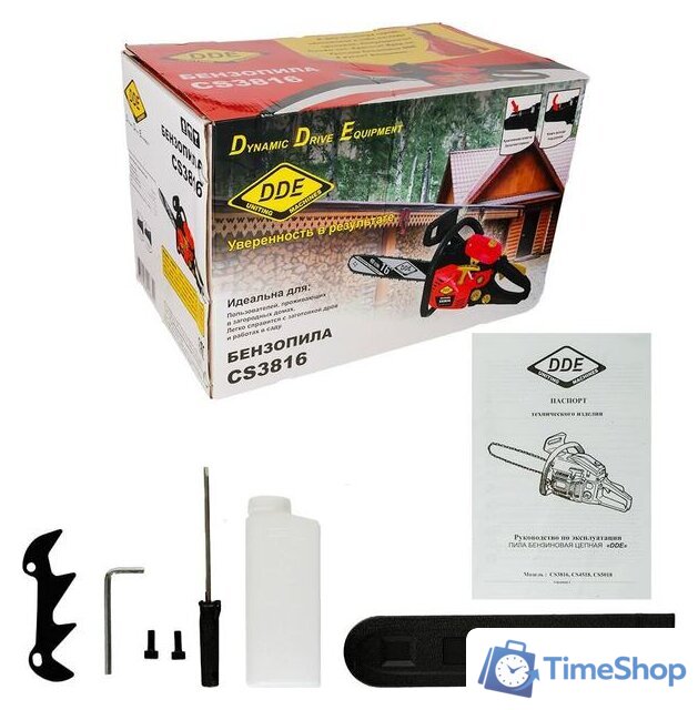 Бензопила DDE CS3816 - Изображение №6 — Интернет-магазин Time-Shop