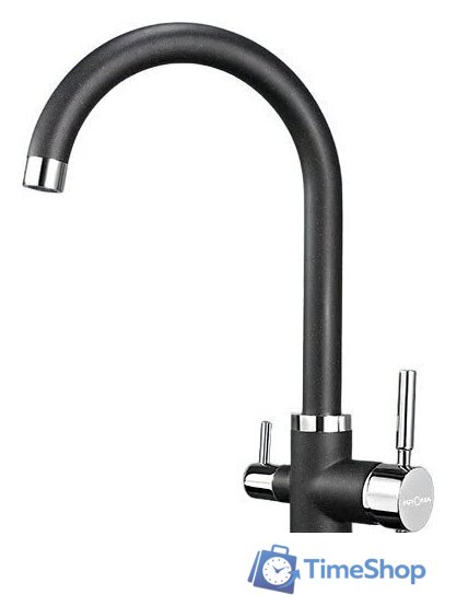 Смеситель Krona Brunnen H270 1 КА-00006917 (черный) - Изображение №1 — Интернет-магазин Time-Shop