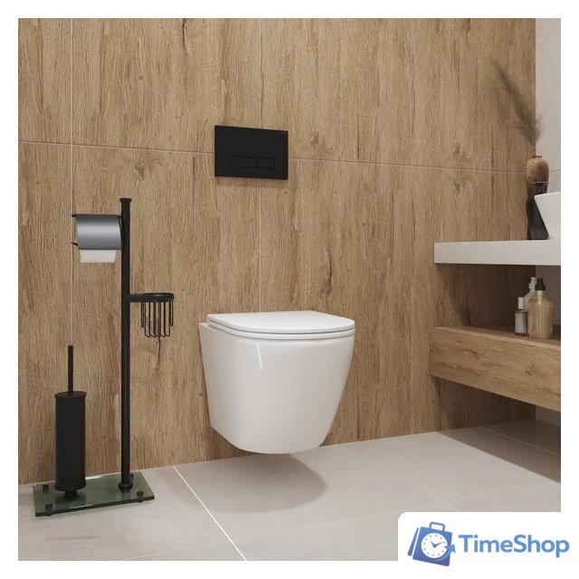 Унитаз подвесной Lauter Vortex 2110830VP + Breez 21GN7072BM - Изображение №11 — Интернет-магазин Time-Shop