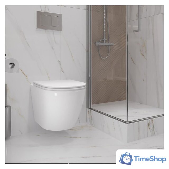 Унитаз подвесной Lauter Vortex 2110830VP + Breez 21GN7072BM - Изображение №20 — Интернет-магазин Time-Shop