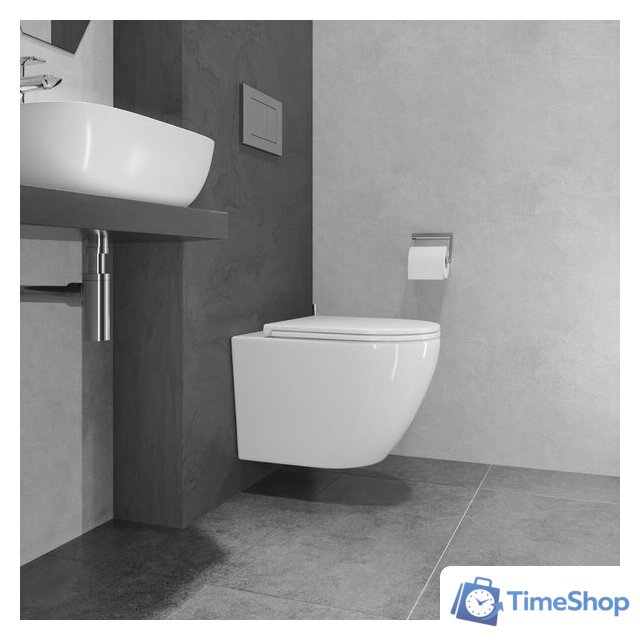 Унитаз подвесной Lauter Vortex 2110830VP + Breez 21GN7072BM - Изображение №19 — Интернет-магазин Time-Shop