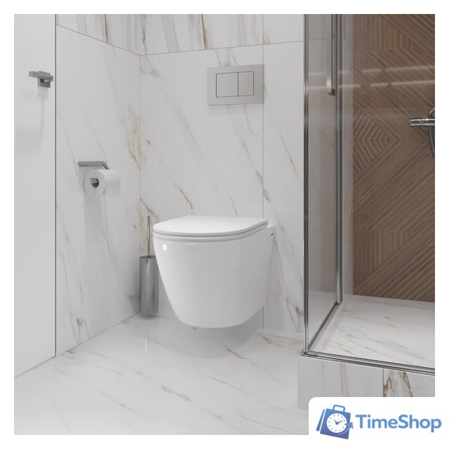 Унитаз подвесной Lauter Vortex 2110830VP + Breez 21GN7072BM - Изображение №13 — Интернет-магазин Time-Shop