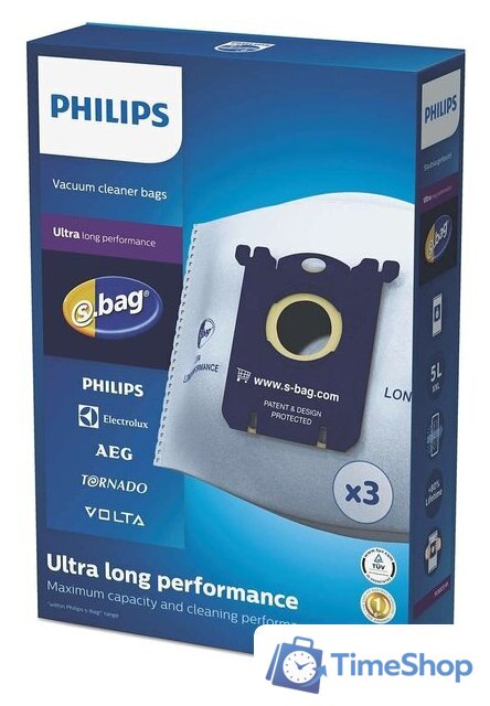 Комплект одноразовых мешков Philips FC8027/01 S-bag - Изображение №2 — Интернет-магазин Time-Shop