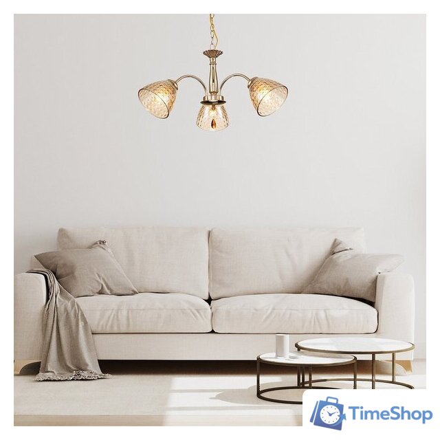 Подвесная люстра Escada 658/3PL (золото) - Изображение №3 — Интернет-магазин Time-Shop
