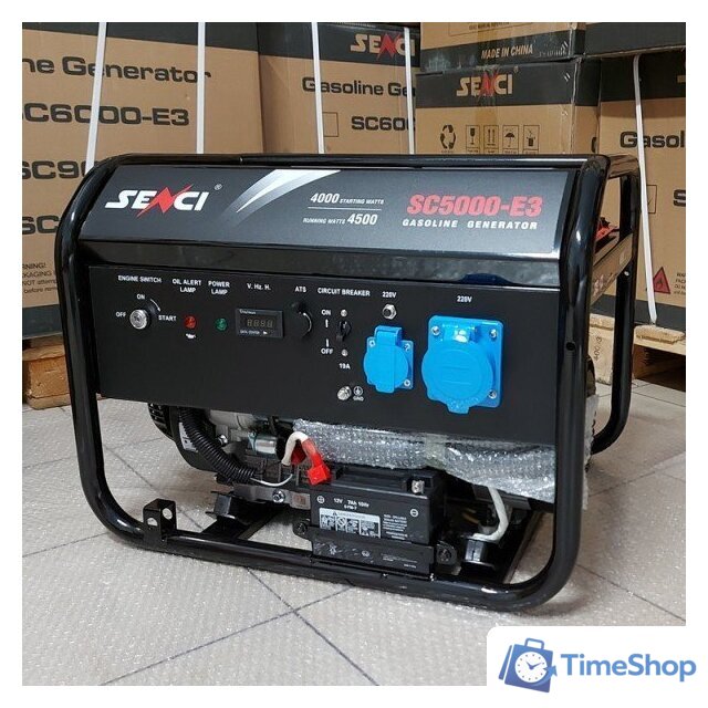 Бензиновый генератор SENCI SC5000-E3 - Изображение №2 — Интернет-магазин Time-Shop