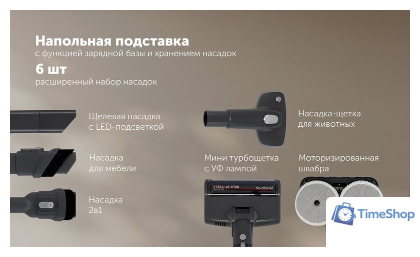 Пылесос Polaris PVCS 6020 Cyclonic Way PRO Wi-Fi IQ Home (серый) - Изображение №25 — Интернет-магазин Time-Shop