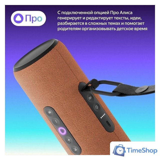 Умная колонка Яндекс Станция Стрит (оранжевый) - Изображение №11 — Интернет-магазин Time-Shop