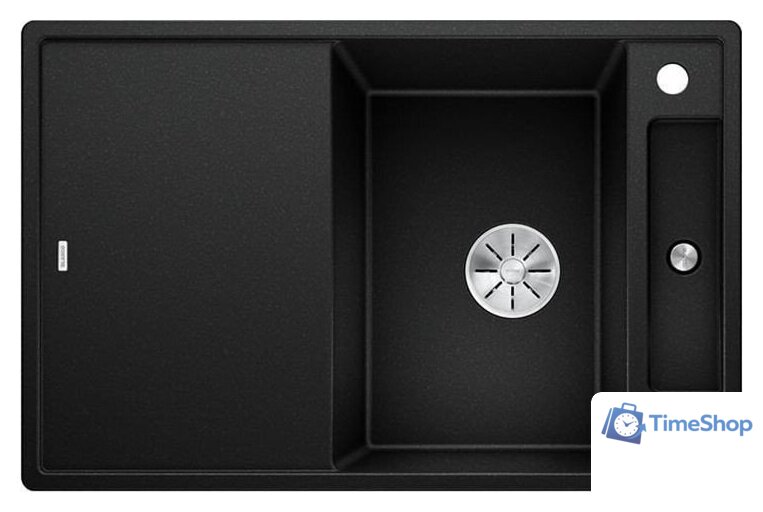 Кухонная мойка Blanco Axia III 45 S 525840 (черный, стеклянная доска) - Изображение №1 — Интернет-магазин Time-Shop