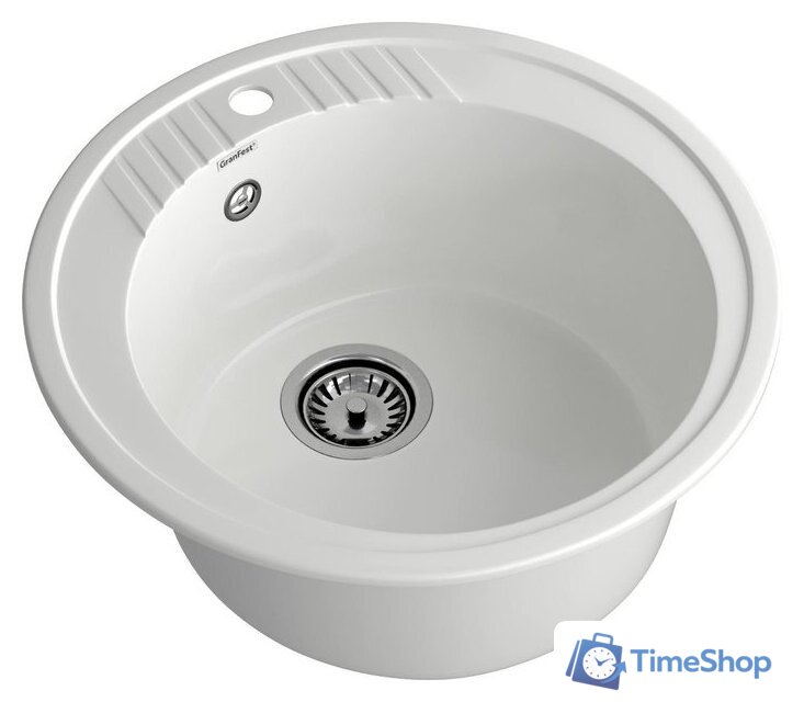 Кухонная мойка GranFest Rondo 520 (иней) - Изображение №3 — Интернет-магазин Time-Shop