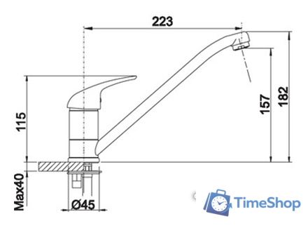 Смеситель Blanco Vitis Silgranit (антрацит) - Изображение №2 — Интернет-магазин Time-Shop
