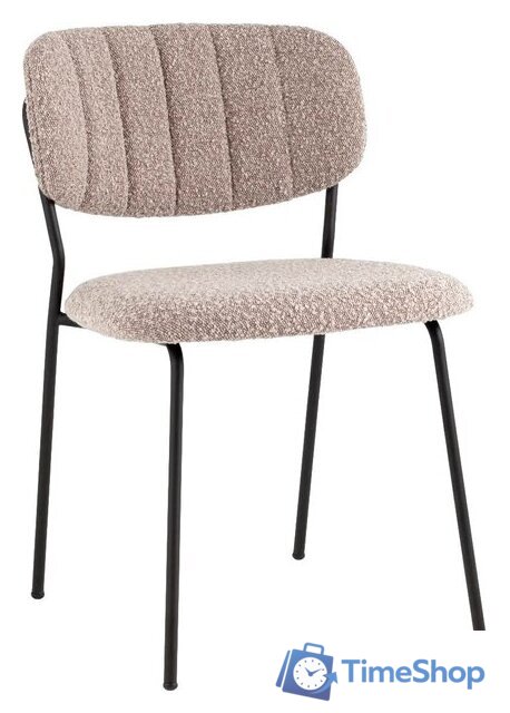 Стул Stool Group Кэрол без подлокотников FDC9003 DC2635-4A grey (букле серый/черные ножки) - Изображение №1 — Интернет-магазин Time-Shop