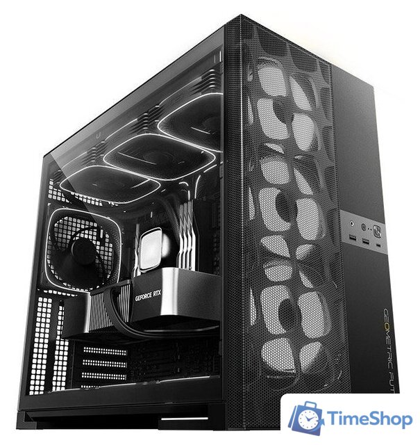 Корпус Geometric Future Model 5 Vent (черный) - Изображение №1 — Интернет-магазин Time-Shop