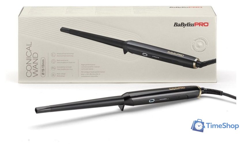 Конусная плойка BaByliss PRO Conical Wand BAB2480E - Изображение №2 — Интернет-магазин Time-Shop