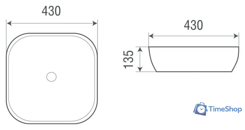 Умывальник WeltWasser Elbach 2198 - Изображение №3 — Интернет-магазин Time-Shop