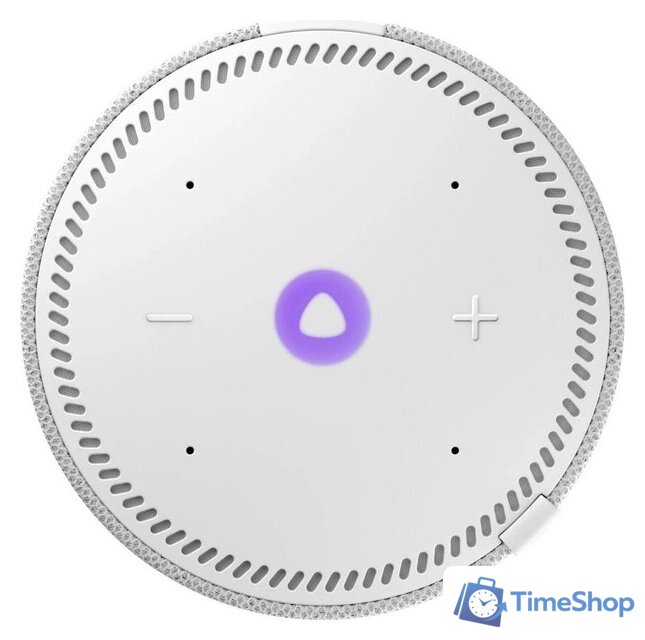 Умная колонка Яндекс Станция Мини 2 с часами (серый опал) - Изображение №6 — Интернет-магазин Time-Shop