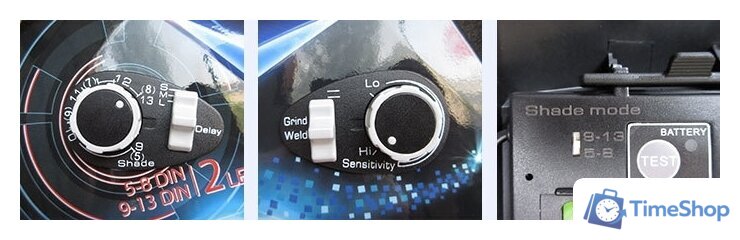 Сварочная маска Aurora Sun-7 Tig Master - Изображение №2 — Интернет-магазин Time-Shop