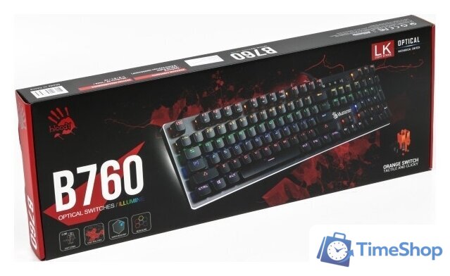 Клавиатура A4Tech Bloody B760 - Изображение №4 — Интернет-магазин Time-Shop