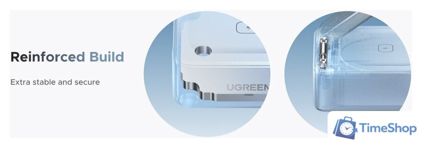 Беспроводное зарядное Ugreen MagFlow 2-in-1 W752 55960 (голубой) - Изображение №2 — Интернет-магазин Time-Shop