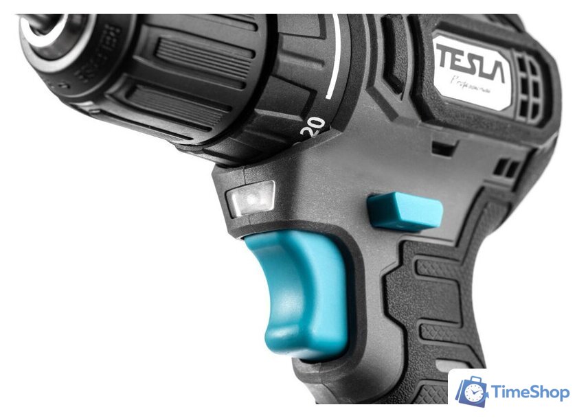 Дрель-шуруповерт Tesla TCD12BL 834528 (с 2-мя АКБ, кейс) - Изображение №8 — Интернет-магазин Time-Shop
