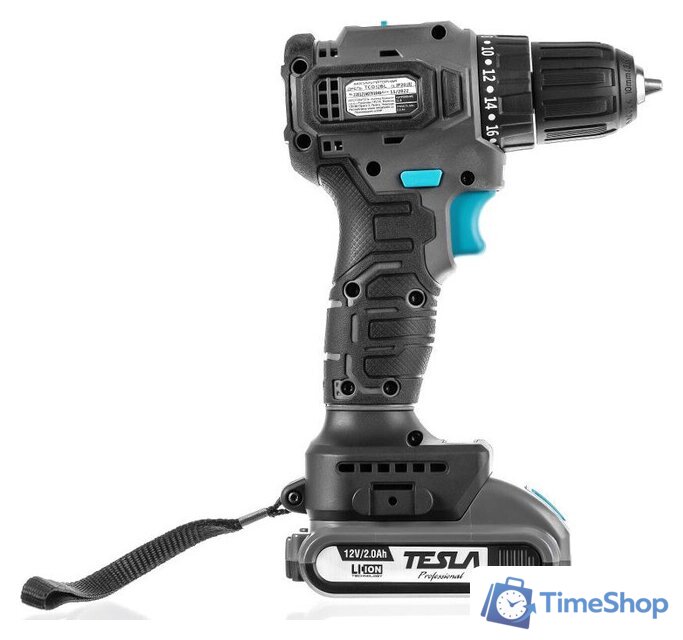 Дрель-шуруповерт Tesla TCD12BL 834528 (с 2-мя АКБ, кейс) - Изображение №3 — Интернет-магазин Time-Shop