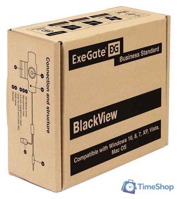 Веб-камера ExeGate BlackView C525 HD - Изображение №5 — Интернет-магазин Time-Shop