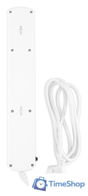 Сетевой фильтр IPPON BK-6-EU-1.8-10-W (1.8м, 6 розеток, белый) - Изображение №4 — Интернет-магазин Time-Shop