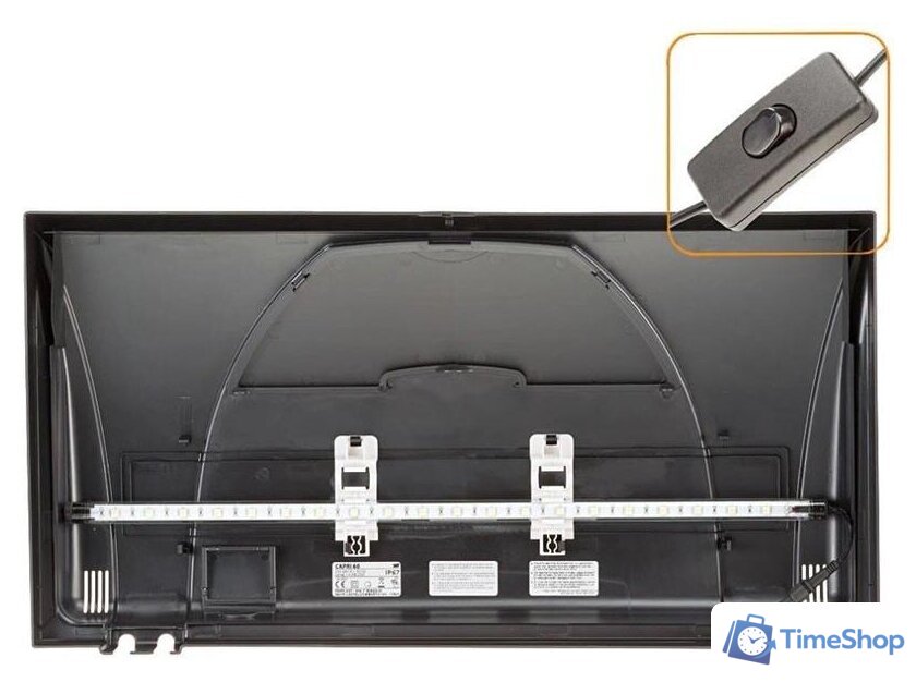 Аквариумный набор Ferplast Capri 50 Led 60 л (черный) - Изображение №8 — Интернет-магазин Time-Shop