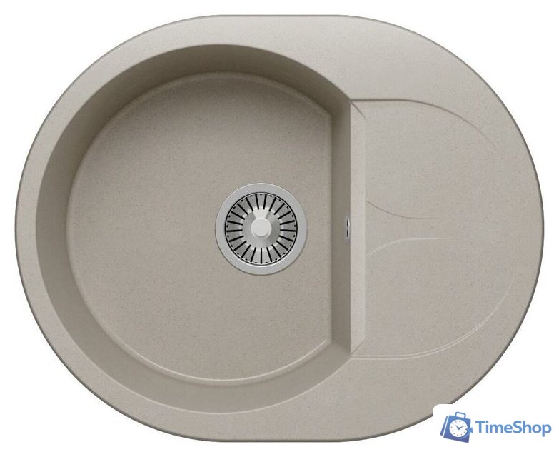 Кухонная мойка Polygran Atol-620 (серый 14) - Изображение №1 — Интернет-магазин Time-Shop