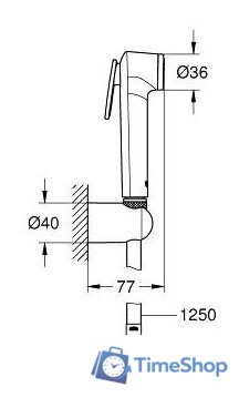 Гигиенический душ Grohe Tempesta-F Trigger Spray 30 27513001 - Изображение №2 — Интернет-магазин Time-Shop