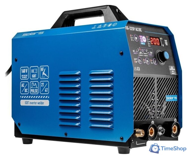 Сварочный инвертор Solaris TIG-225P AC/DC - Изображение №1 — Интернет-магазин Time-Shop