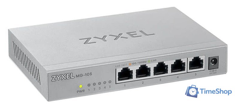 Неуправляемый коммутатор Zyxel MG-105-ZZ0101F - Изображение №1 — Интернет-магазин Time-Shop