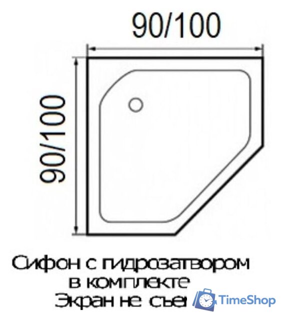 Душевая кабина River Penta 90 - Изображение №4 — Интернет-магазин Time-Shop