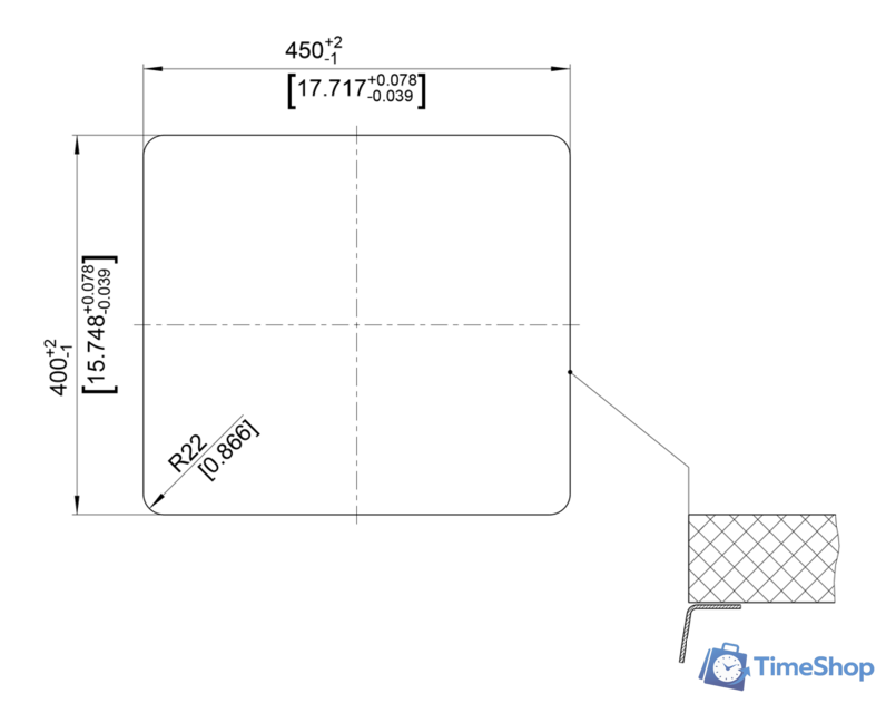 Кухонная мойка Blanco Andano 450-U (без клапана-автомата) - Изображение №5 — Интернет-магазин Time-Shop