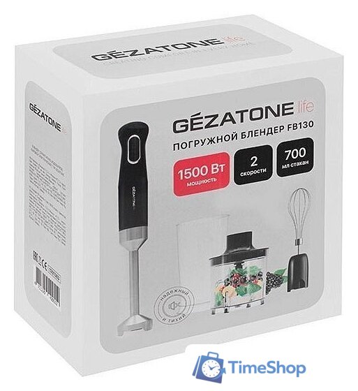 Погружной блендер Gezatone FB130 1301363 - Изображение №10 — Интернет-магазин Time-Shop
