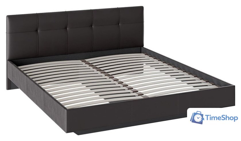 Кровать Трия Элис 200x180 (темный) - Изображение №1 — Интернет-магазин Time-Shop