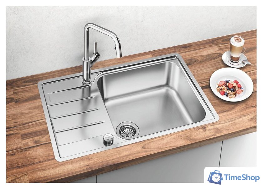 Кухонная мойка Blanco Lemis XL 6 S-IF Compact 525110 (серебристый) - Изображение №2 — Интернет-магазин Time-Shop