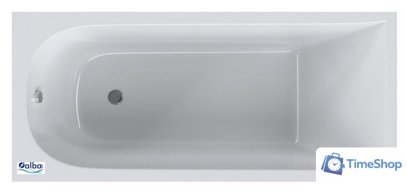 Ванна Alba Spa Impero 170x75 (2 экрана и ножки) - Изображение №1 — Интернет-магазин Time-Shop