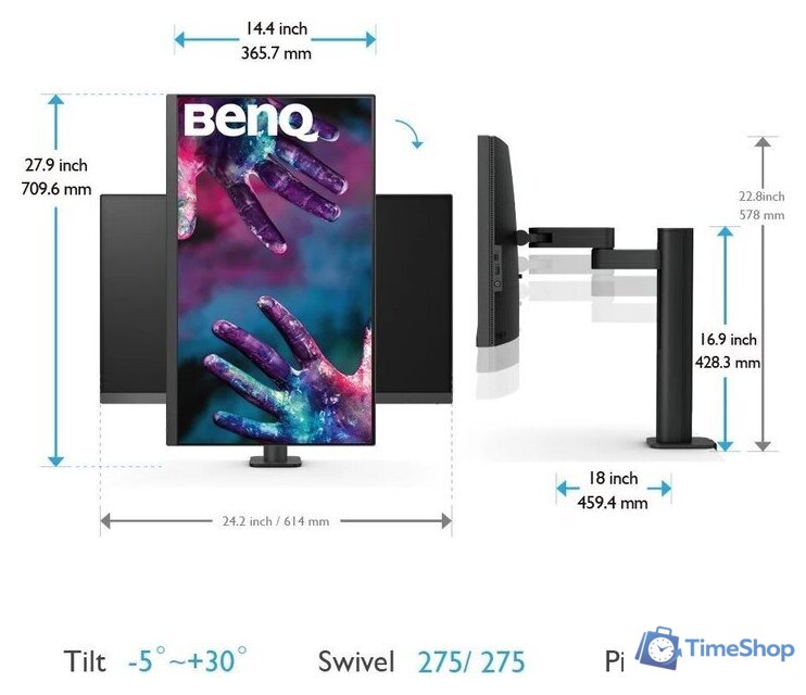 Монитор BenQ DesignVue PD2705UA - Изображение №18 — Интернет-магазин Time-Shop
