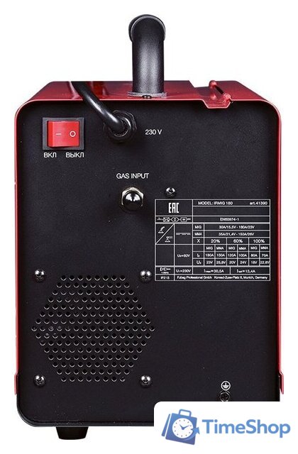 Сварочный инвертор Fubag IRMIG 180 41390 - Изображение №6 — Интернет-магазин Time-Shop