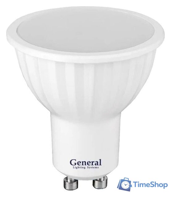 Светодиодная лампочка General Lighting GLDEN-MR16-B-10-230-GU10-4000 661462 - Изображение №1 — Интернет-магазин Time-Shop