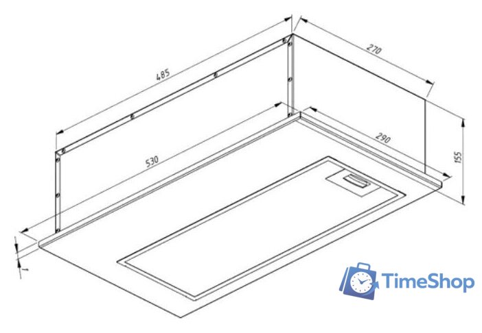 Кухонная вытяжка Akpo Mio 60 WK-12 (нержавеющая сталь) - Изображение №7 — Интернет-магазин Time-Shop
