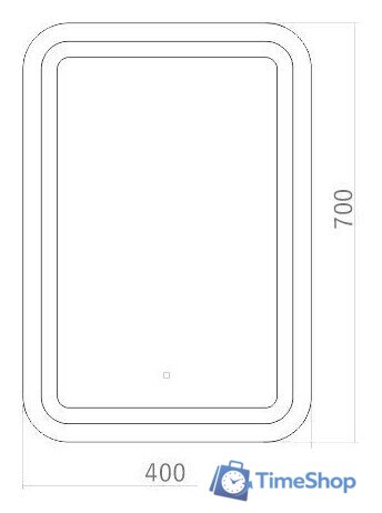  Silver Mirrors Зеркало Мальта 40x70 ФР-00001372 - Изображение №3 — Интернет-магазин Time-Shop