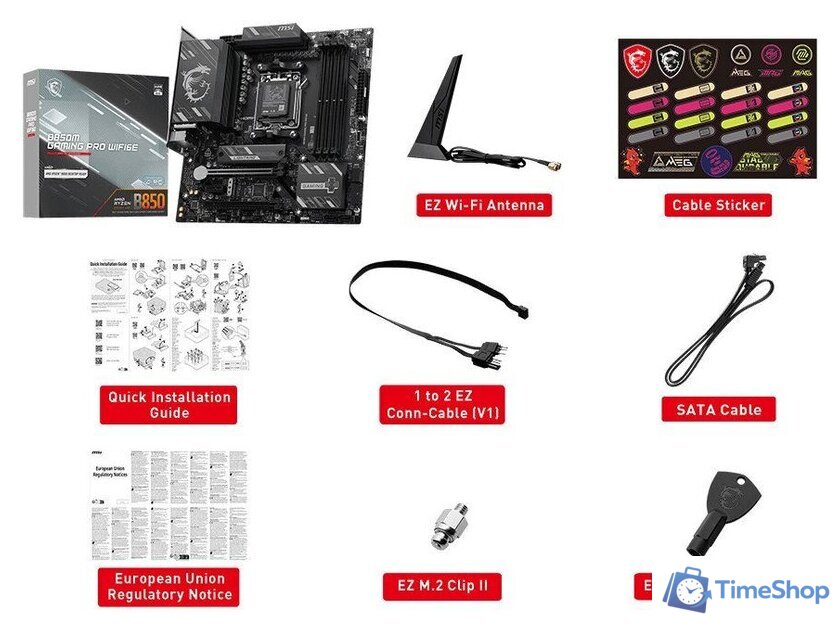 Материнская плата MSI B850M Gaming Pro WiFi6E - Изображение №6 — Интернет-магазин Time-Shop