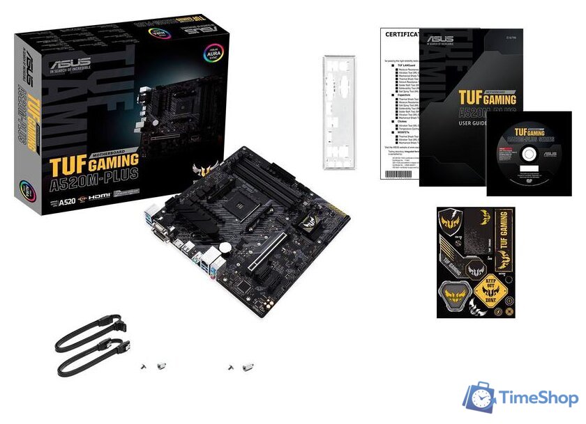 Материнская плата ASUS TUF Gaming A520M-Plus - Изображение №5 — Интернет-магазин Time-Shop