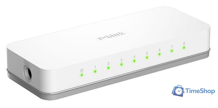 Неуправляемый коммутатор D-Link DES-1008C/B1A - Изображение №2 — Интернет-магазин Time-Shop