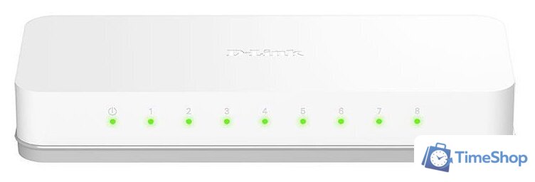 Неуправляемый коммутатор D-Link DES-1008C/B1A - Изображение №1 — Интернет-магазин Time-Shop