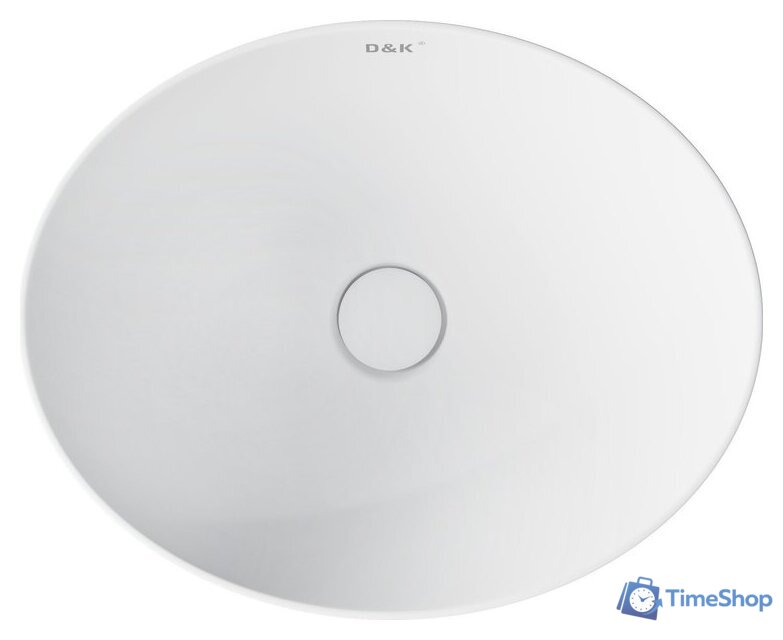 Умывальник D&K Matrix DT1390708 (белый матовый) - Изображение №3 — Интернет-магазин Time-Shop