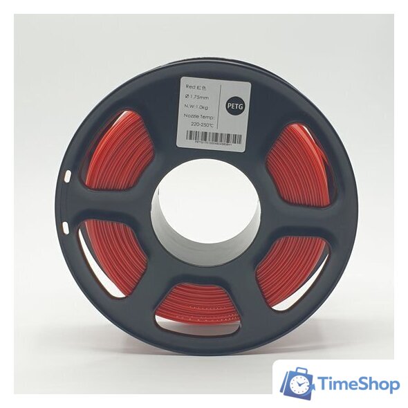 Пластик Mitek PETG (1.75мм, 1кг, красный прозрачный) - Изображение №4 — Интернет-магазин Time-Shop